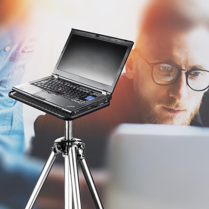 Image du produit Walimex Trépied d'ordinateur portable et plaque de projecteur (Métal, Matières plastiques)