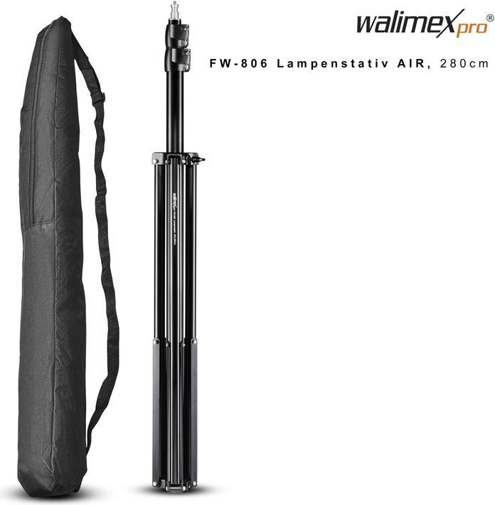 Immagine prodotto Walimex pro pro FW-806 lampada treppiede AIR (280 cm, 6 kg)