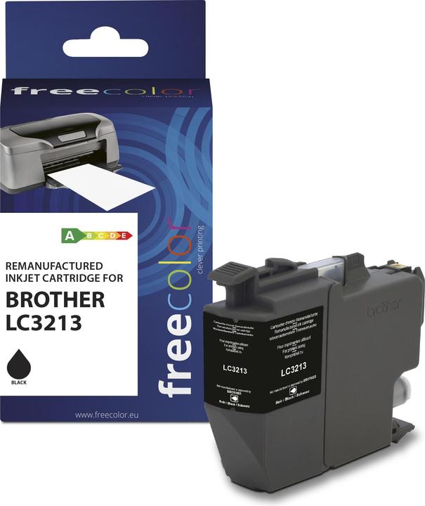 Image du produit Freecolor Cartouche Brother LC3213 noire remanufacturée