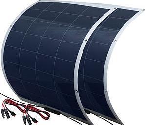 Immagine prodotto Revolt Set di 2 moduli solari monocristallini flessibili (100 W, 1.40 kg)