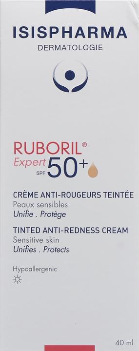 Actual product image Isispharma RUBORIL EXPERT SPF50+ Cream (Suntan cream, SPF 50+, 40 ml)