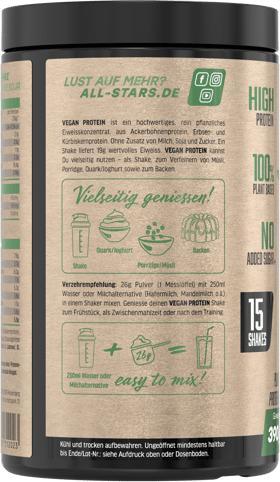 Produktbild All Stars Vegan Protein (390G Dose) (Schokolade, Nougat, 1 Stk., 400 g)
