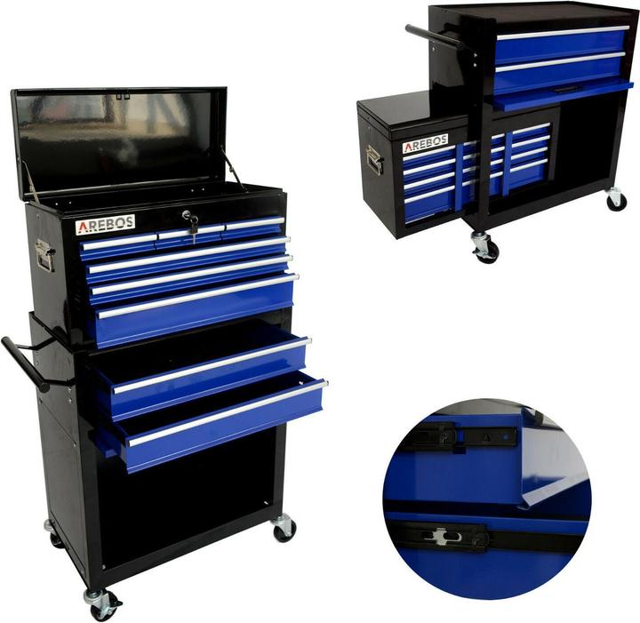 Produktbild Arebos Werkzeugwagen (2 x)