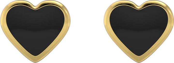 Immagine prodotto Studex Orecchini Sensitive Stud Earrings Heart Black (Acciaio inossidabile)