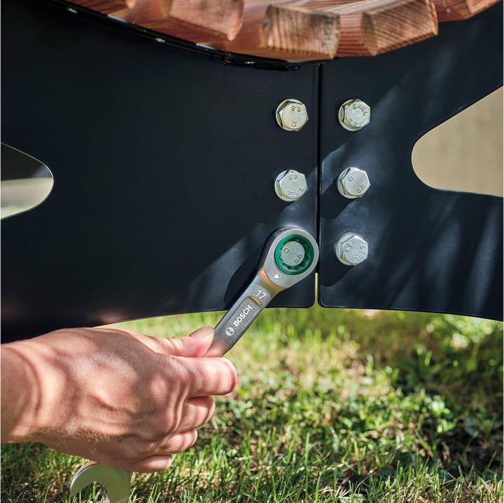 Produktbild Bosch Home & Garden Schraubenschlüssel mit Ratsche Set 8-teilig