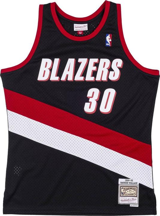Actual product image Mitchell & Ness NBA Portland Trail Blazers Swingman 2.0 R. Wallace Jersey Men (M)