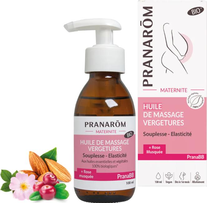 Image du produit Pranarom PranaBB Schwangerschaft Massageöl Dehnungsstreifen Bio (100 ml)