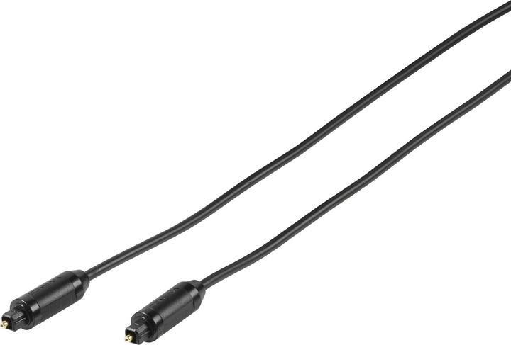 Actual product image Vivanco Fibre optic cable, Toslink-Toslink, gold-plated contacts, 5m (5 m)