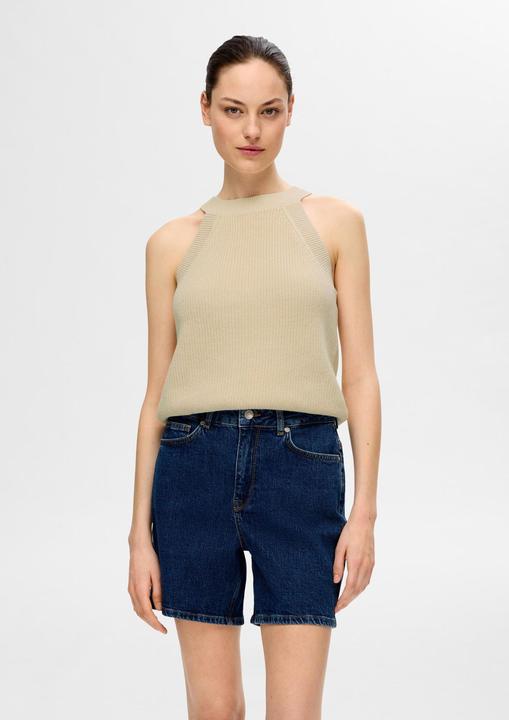 Actual product image Selected Femme Knitted halterneck top (XL)