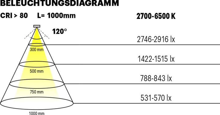Image du produit L&S Bandes de LED Tudo HE Emotion 9,8 / 24 V (Blanc froid, 500 cm, Intérieur)