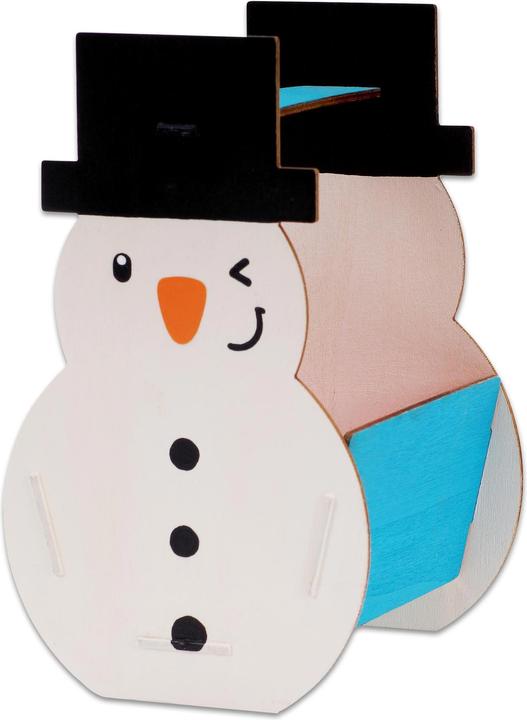 Actual product image Sunnysue Wooden basket "Snowman