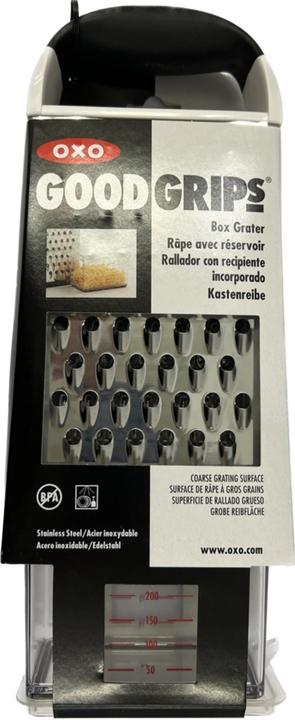 Actual product image OXO 4-sided grater with collection container