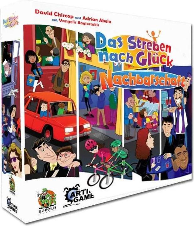 Kobold The Pursuit of Happiness: Nachbarschaftt, board game for 1 - 4 players, a (German)