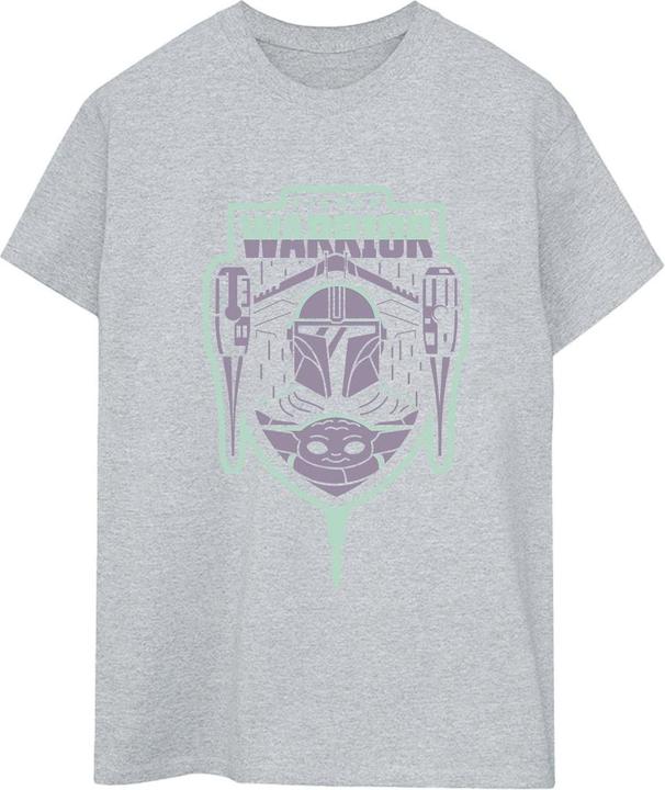 Produktbild Star Wars The Mandalorian Fierce Warrior Patch TShirt (3XL)