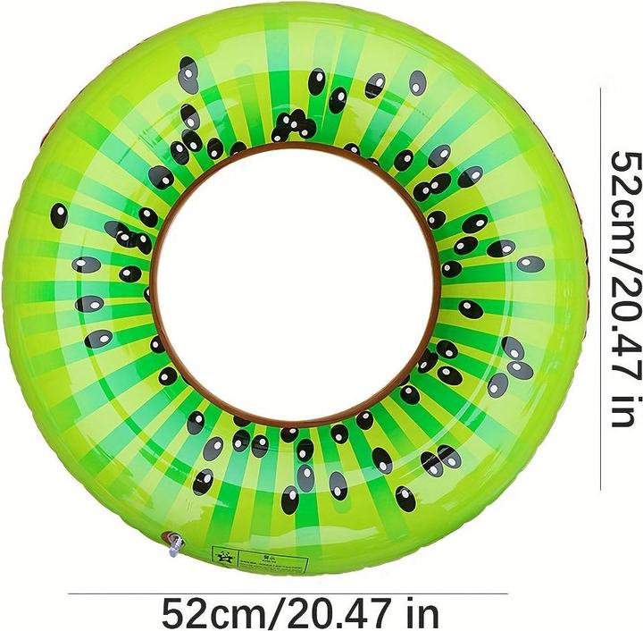 Actual product image Activity Board Inflatable Pool Float Fruit Tube Ring, Fruit Pool Tubes, Pool Floaties Toys, Beach Float