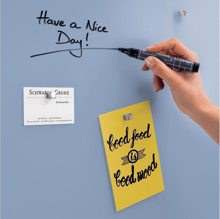 Actual product image Sigel Glass Magnet Board Artverum (Magnet board, 60 x 40 cm)