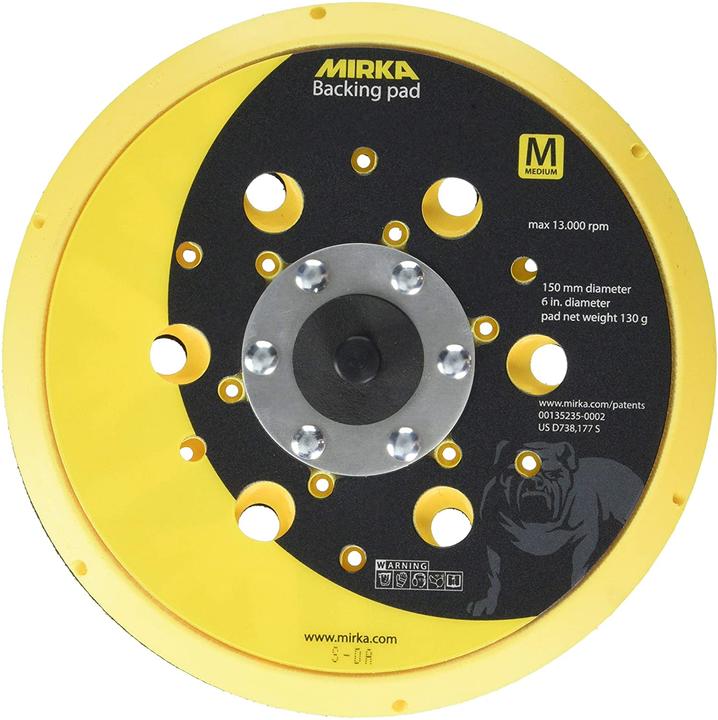 Image du produit Mirka 8292605011 Plateau de ponçage Abranet 516 pouces Grip 48L Medium, 150 mm (MOYEN)