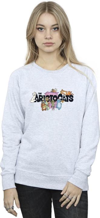 Actual product image Disney Womens/Ladies The Aristocats Music Logo Sweatshirt (XXL)