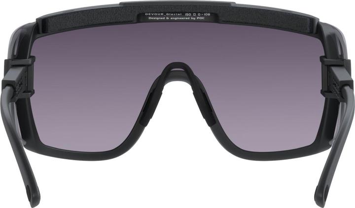 Actual product image Poc Devour Glacial (Uranium Black, Sunny Grey, Clarity Universal)