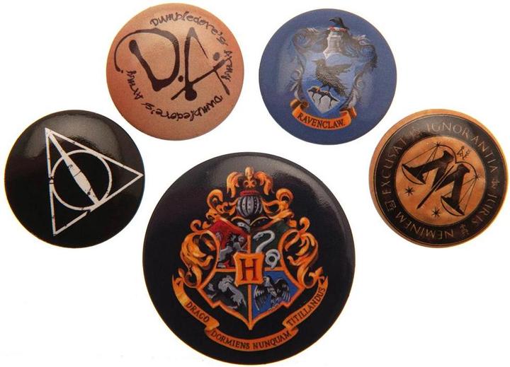 Hogwarts AnsteckerSet 5erPack