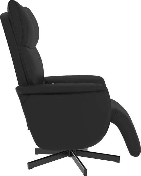 Produktbild VidaXL Massagesessel mit Fussteil Schwarz Kunstleder,Farbe