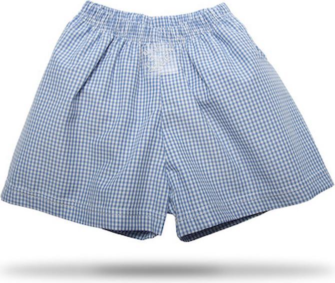 Image du produit Zewi Boxer Vichy avec empiècement en polyuréthane ciel M (68)