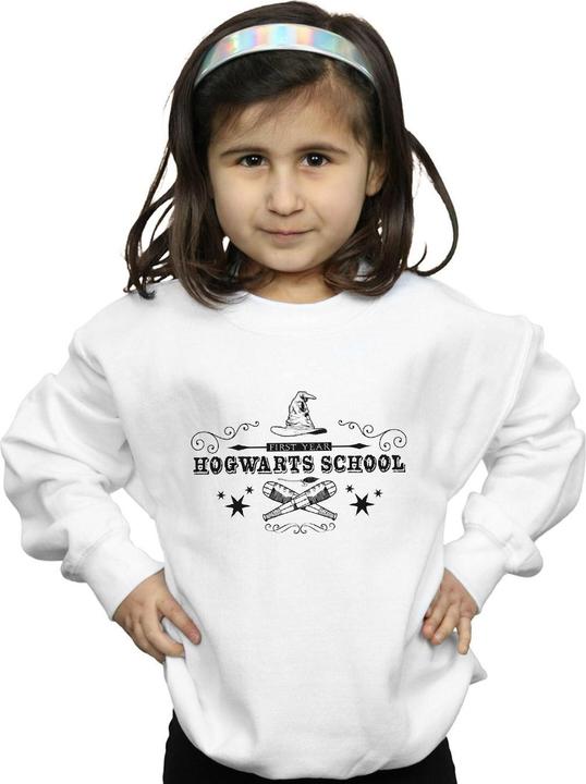 Actual product image Girls Hogwarts First Year Sweatshirt (152, 158)