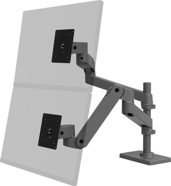 Immagine prodotto Ergotron LX PRO ARM DUAL DISPLAY STACKING darkgrey (Tavolo, 27.01")