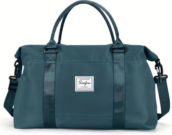 Produktbild Only-Bags.Store Grosse Kapazität Travel Overnight Bag, Solid Color Vielseitige Duffle Bag, leichte Business Trip
