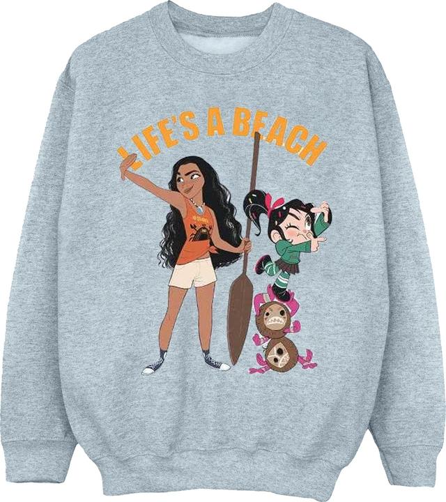Disney Wreck It Ralph Moana And Vanellope Sweatshirt (XL)
