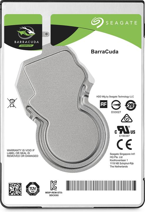 Actual product image Seagate Barracuda ST4000LM024 internal hard drive 2.5" 4 TB Serial ATA III (4 TB, 2.5")