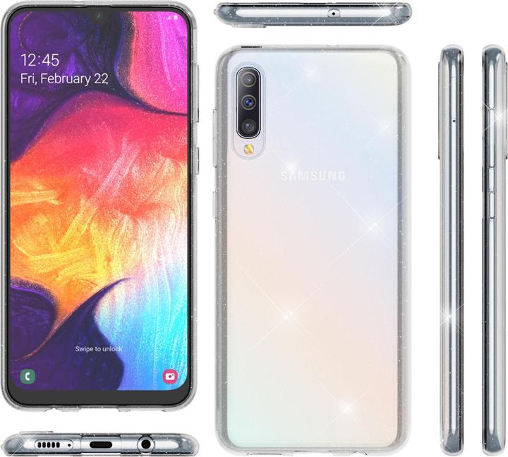 Actual product image Nalia Glitter cover (Samsung Galaxy A50)