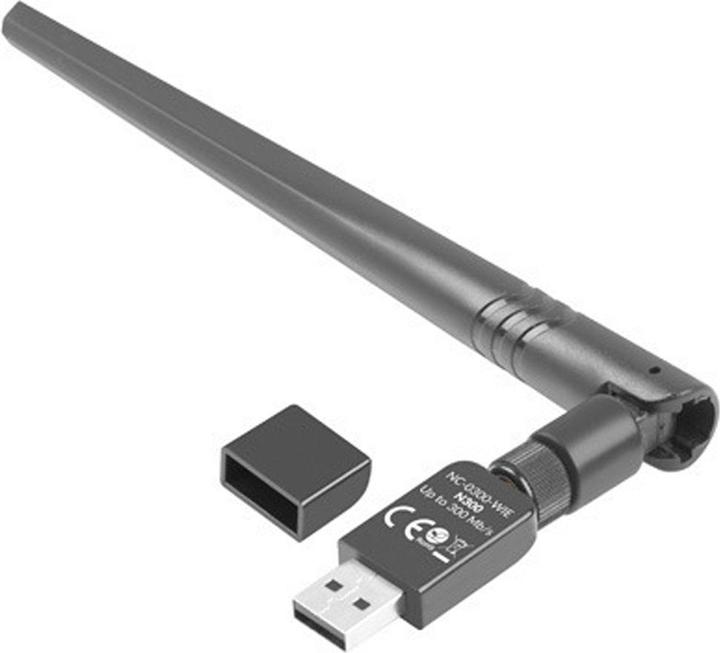 Immagine prodotto Lanberg NC-0300-WIE Scheda di rete Ethernet / WLAN (USB)