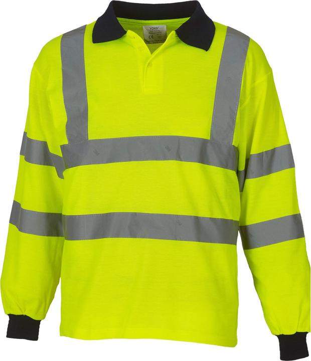 Produktbild Yoko Poloshirt hohe Sichtbarkeit Langärmlig (XXL)