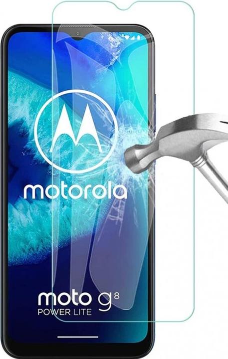 Actual product image Screenguard Motorola Moto G8 Power Lite Protective Glass Film Case Friendly Design (1 Piece, Motorola Moto G8 Power Lite)