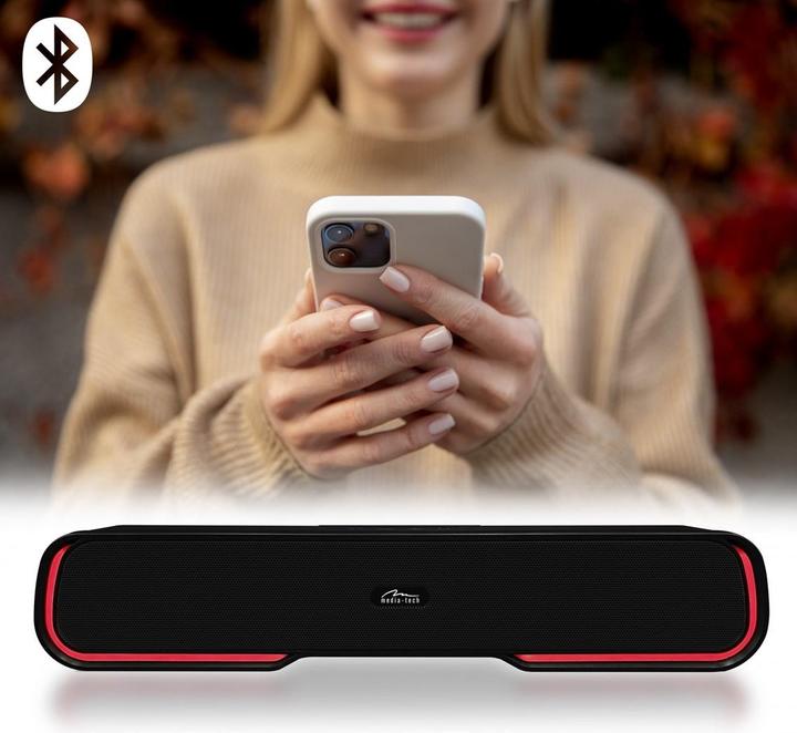 Actual product image Media-Tech Soundbar Phantom Blueto Oth Mt3180 (10 W, 2.0 Channel)