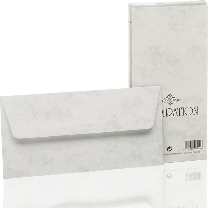Image du produit Rössler Enveloppe DL 20 pièces gris (20 x)