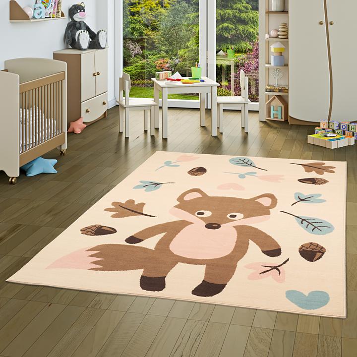 Produktbild Pergamon Kinderteppich Trendline Pastell Fuchs (185 x 270 cm)