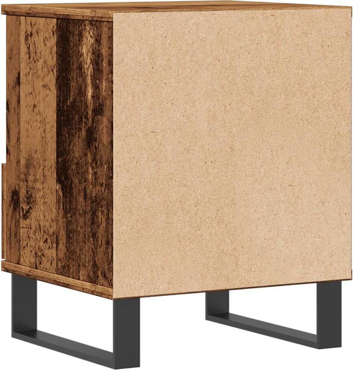 Image du produit VidaXL Table de chevet Rangement de nuit Commode de nuit Console de chevet aspect bois ancien (40 x 35 x 50 cm)