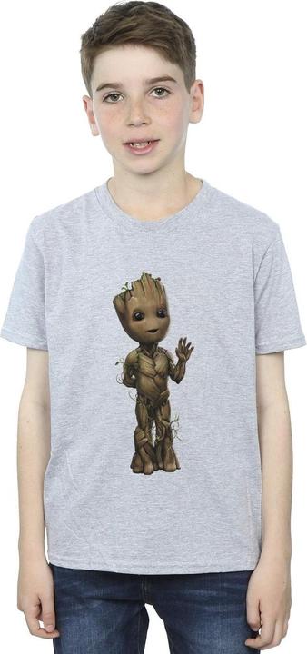 Actual product image Boys I Am Groot Wave Pose T-Shirt (128)