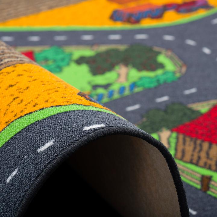 Immagine prodotto Snapstyle I bambini giocano alla fattoria di tappeti (133 x 133 cm)