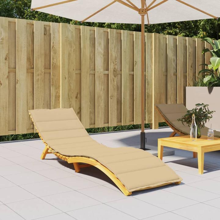 Actual product image VidaXL Sun lounger cushion fabric (200 x 50 x 4 cm)