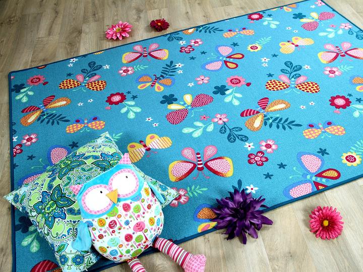 Immagine prodotto Snapstyle Bambini giocare tappeto farfalla (133 x 133 cm)