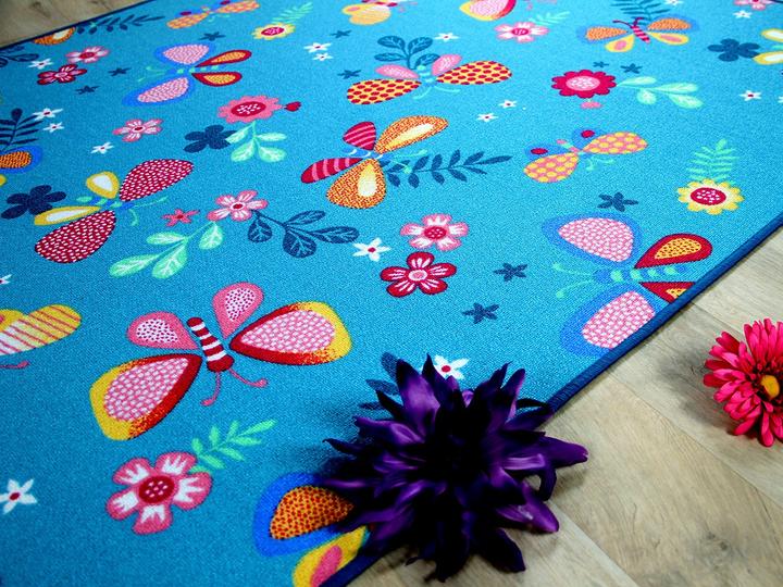 Immagine prodotto Snapstyle Bambini giocare tappeto farfalla (133 x 133 cm)