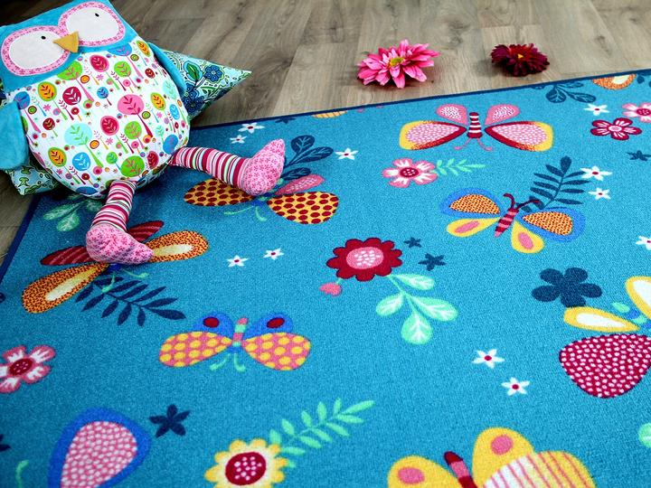 Immagine prodotto Snapstyle Bambini giocare tappeto farfalla (133 x 133 cm)