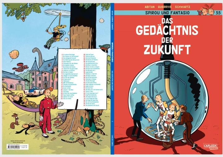 Image du produit Spirou et Fantasio 55 : La mémoire du futur (Benjamin Abitan, Sophie Guerrive, Allemand)