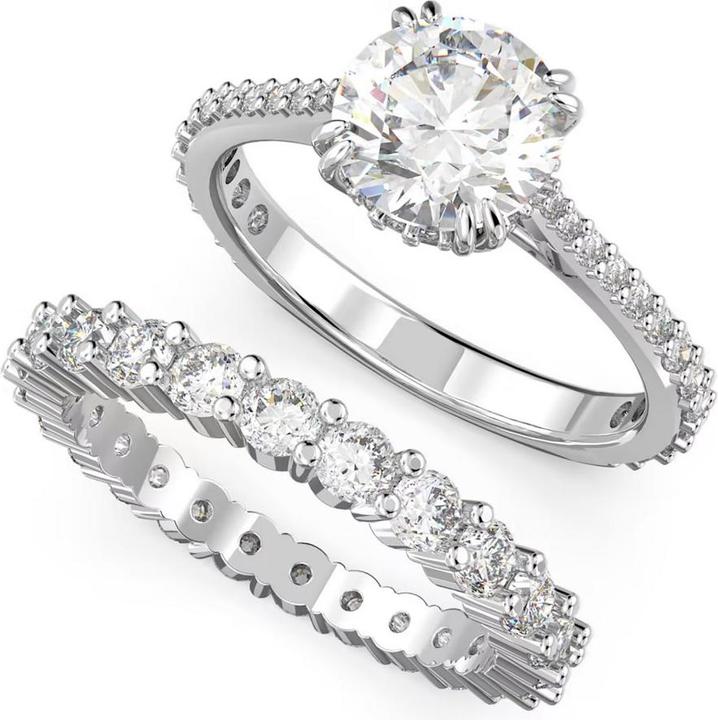 Immagine prodotto Swarovski Set di anelli Constella Princess in argento (50)
