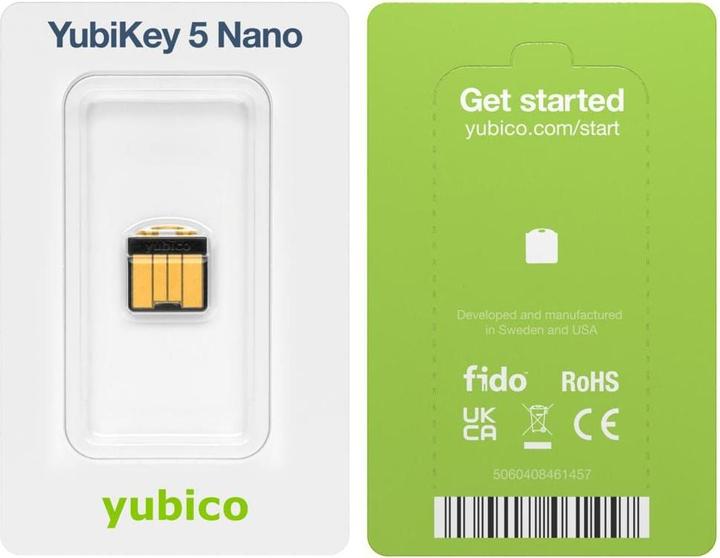Image du produit Yubico YubiKey 5 Nano