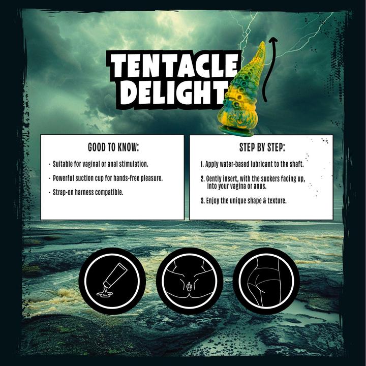 Produktbild Mythical Mates Tentacle Delight Grün & Gelb