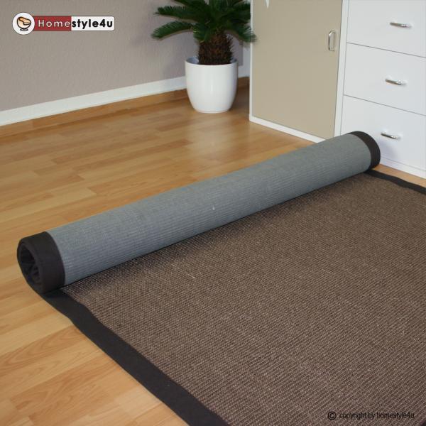 Produktbild Homestyle4u Sisalteppich Bordürenteppich (245 x 345 cm)